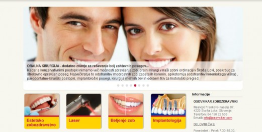 Zobozdravstvena ordinacija Osovnikar zobozdravniki OZ 95' - nova spletna stran